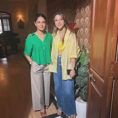 With the ever so lovely Jennifer Winget. It's always a joy to connect with talented people in the industry.