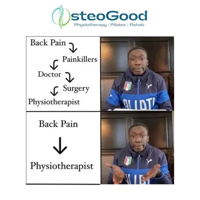 Why take a long and complicated route through painkillers and potential surgery? For issues like back pain, consulting a physiotherapist first can often be the most direct and effective path to recovery.