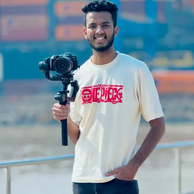 Here I am with my camera and gimbal setup, ready for a shoot. I invest in professional equipment to ensure we get stable, high-quality footage and photos.