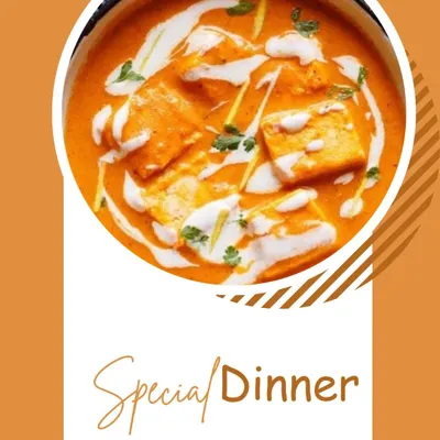 Sometimes we include special dishes like this creamy paneer curry in our dinner menu. It's a customer favorite and brings a restaurant-like treat to your homemade meal plan.