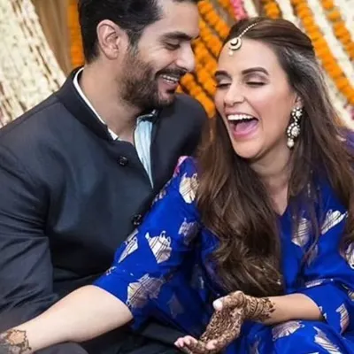 A throwback to a wonderful day with Bollywood actress Neha Dhupia and Angad Bedi for their mehandi ceremony. We were honored to be chosen for their special day.