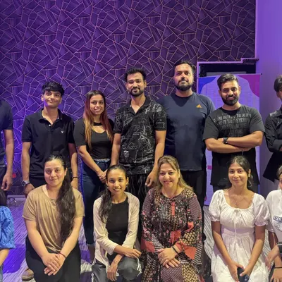 A group photo after a crazy fun workshop. This is the community we're building, one dance at a time.