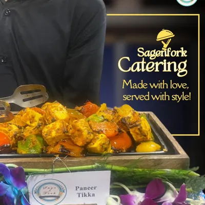 Made with love, served with style. Our Paneer Tikka is a classic appetizer, featuring soft paneer cubes marinated in spices and grilled to perfection with colorful bell peppers.