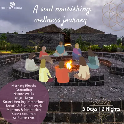 Imagine a soul-nourishing journey where you are surrounded by nature and a warm community. Our 3-day, 2-night retreats include morning rituals, nature walks, sound healing, and meditation by the bonfire.