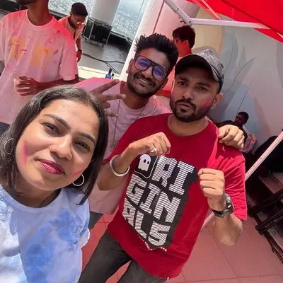 An amazing stage experience at a Holi festival. Sharing the stage with DJ Suketu and having a great time with the crew and the massive crowd.