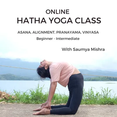 We are back with online classes. I offer both group and personal Hatha yoga classes focusing on asana, alignment, and pranayama for beginner to intermediate levels. DM me for inquiries.