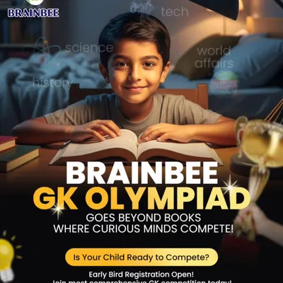 Our GK Olympiad goes beyond books, covering world affairs, science, tech, and current events. Is your child ready to compete?