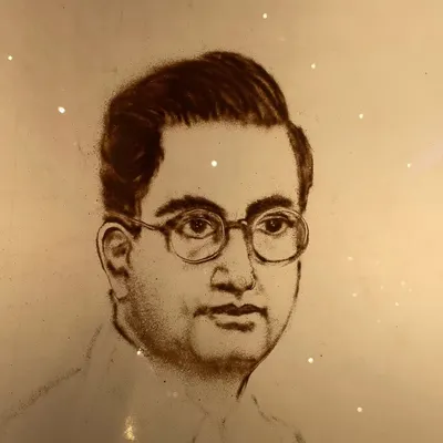 A sand portrait created during a live show for Jay Shree Tea (a Birla Product) to celebrate their 80th year. We depicted their entire corporate journey, with portraits of key figures being a highlight of the performance.