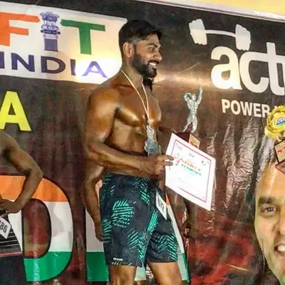 A proud moment, winning 2nd place in my first ever open Mr. India Men's Physique Championship. This is what dedication looks like.