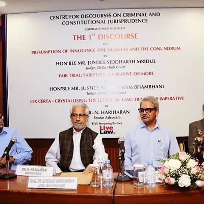 On the panel for a discussion on the presumption of innocence. Engaging in these foundational discourses is crucial for the health of our criminal justice system.