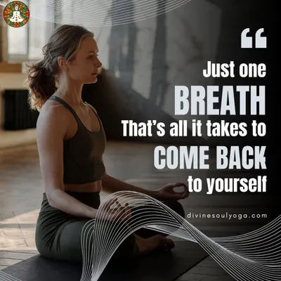 Just one breath. That is all it takes to come back to yourself. This is a core principle we practice in every session.