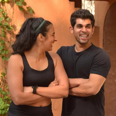 Say hello to the duo behind The Space, my co-founder Gigi and me. We're on a mission to shake up the fitness industry with honest, human-centric, and science-backed training.