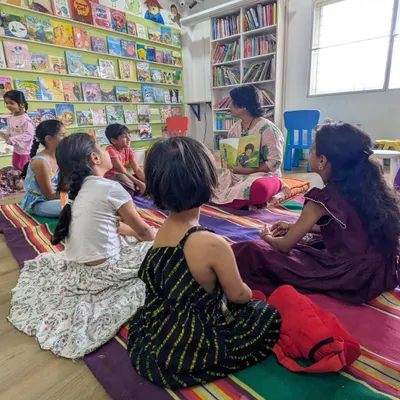 A glimpse from our June Kannada Book Club, held in partnership with DHI Bookstore. It was a wonderful session of stories and conversation. DM us to join the next one!