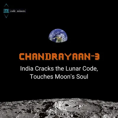 Celebrating India's historic Chandrayaan-3 moon landing. This event is a monumental achievement for ISRO and a huge inspiration for young tech enthusiasts everywhere.