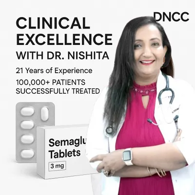With over 21 years of experience and having treated more than 100,000 patients, I bring clinical excellence to your weight loss journey. My programs, featuring solutions like Semaglutide tablets, are built on a foundation of medical expertise and a deep commitment to patient safety and success.