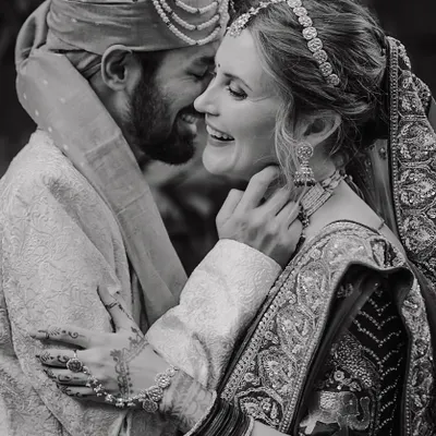 This is why I love black and white. It strips away everything but the pure, joyful connection between two people.