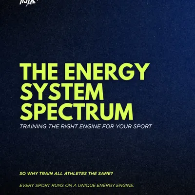 Every sport runs on a unique energy engine, so why train all athletes the same? This graphic introduces our philosophy of training the right energy system for your specific sport to maximize performance.