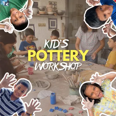 Sunday mornings are for our Kid's Pottery Workshop! It's an absolute blast watching these little artists get their hands messy and let their creativity flow.