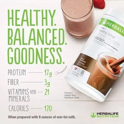 Here’s a breakdown of what makes the Formula 1 shake so effective for weight loss. It's a complete, healthy meal that provides balanced nutrition with high protein and low calories to keep you full and fueled.