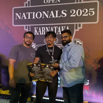 Deepak with his 3rd place medal at the WPC Open Nationals. A great performance, peaking at the right time to hit a 200kg deadlift and secure his spot on the podium.
