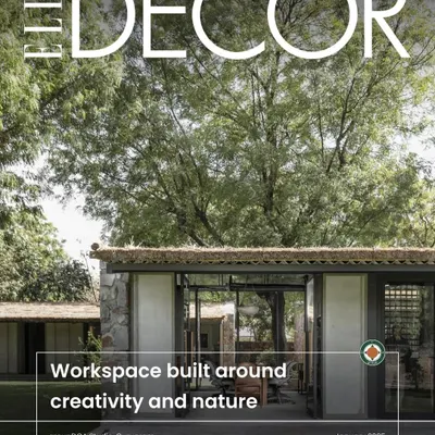 We are thrilled to have our studio in Gurugram featured in Elle Decor. The article highlights how the workspace is designed as a retreat, blurring the lines between the built and the natural with open courtyards and a climate-responsive material palette.