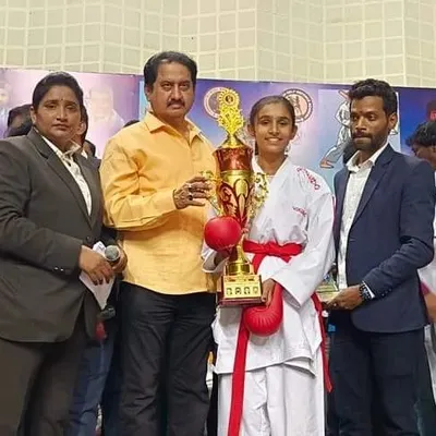 This is what dedication looks like. A big win for one of our top students at a major karate competition.