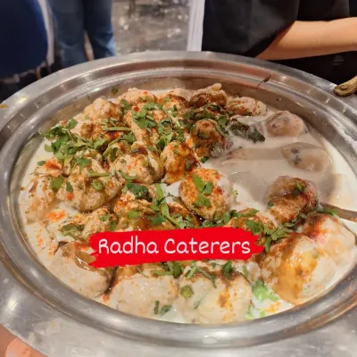 Our Dahi Vada is a must-have appetizer, loved by guests of all ages. We prepare it with soft lentil fritters and a generous amount of spiced yogurt.