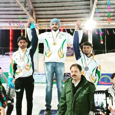 My expertise covers both roller and ice skating. This was a special moment, winning two gold medals and my 9th national champion title at the 15th Ice Skating Nationals in Gulmarg.