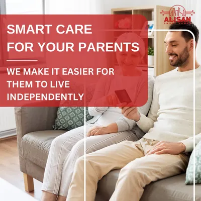 We provide smart care for your parents. Our automation solutions can simplify their daily routines, from easy to use security to automated lighting, making it easier for them to live independently and safely.