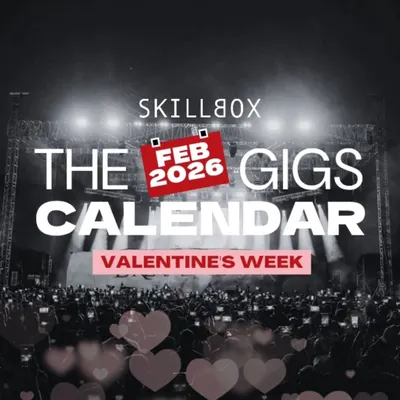 Your Valentine's week gig calendar is here. A graphic showcasing a week full of live music events to celebrate with someone special.