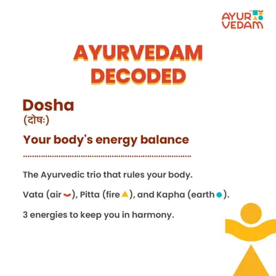 Let's decode the basics. A Dosha is your body's unique energy balance, ruled by the trio of Vata (air), Pitta (fire), and Kapha (earth). Understanding your dominant dosha is the first step to finding harmony.