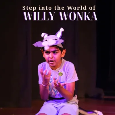 A young actor takes on a role in our production of "Willy Wonka." The magic of the golden ticket journey continues as we dream of our next big show.