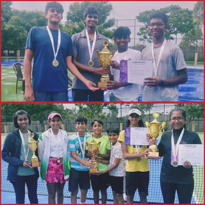 We are incredibly proud of our players who represented their school to win the overall champions trophy at the Inter School Tennis Tournament, securing first place in all categories.