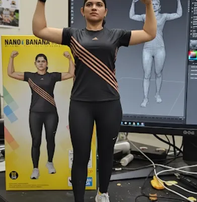 From a 3D model to a real-life action figure. This is a fun reminder of how far I've come in my fitness journey.
