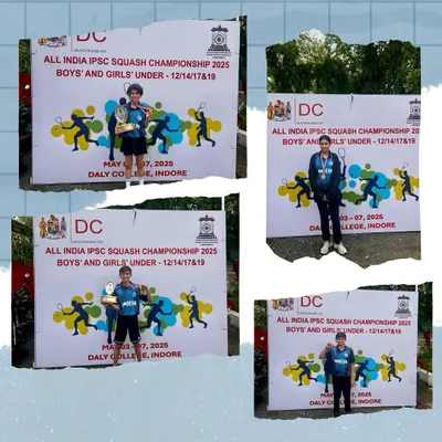 A collage showcasing the champions from Modern School, Barakhamba Road, after their dominant performance at the IPSC championship. Our school programs are designed to produce winners.