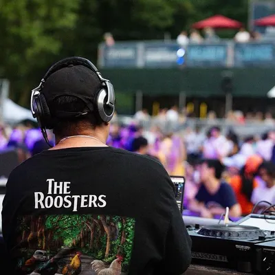 A view from my DJ booth at Central Park's SummerStage. It's an incredible feeling to look out and see such a huge, diverse crowd gathered to enjoy the music.
