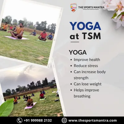 Yoga is an integral part of our training. It improves flexibility, reduces stress, and enhances breathing, all of which contribute to better performance and focus on the cricket field.