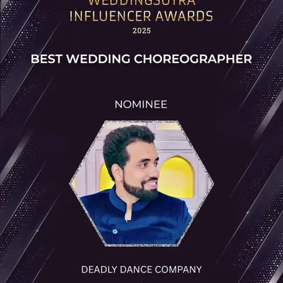 Humbled and overjoyed. To be nominated as the Best Wedding Choreographer by WeddingSutra for the third year in a row is an incredible feeling. It's all thanks to my amazing clients, my rockstar team, and endless support.