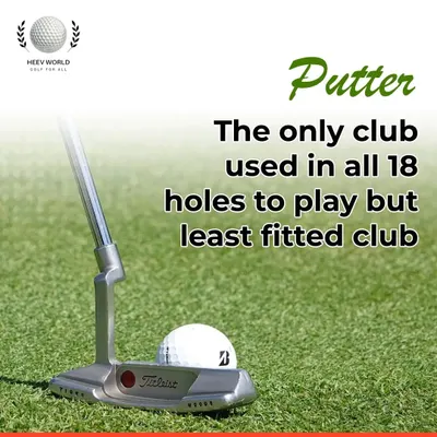It's a fact that the putter is the most used and least fitted club. A customized putter that matches your natural stroke is one of the fastest ways to lower your score.