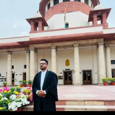 A moment of reflection outside the Supreme Court of India. Each case we argue here reinforces our commitment to upholding justice and delivering the highest standard of legal service for our clients.