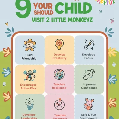 Discover 9 reasons why a visit to our play area is great for your child. From building friendships and creativity to improving confidence and learning teamwork, play is a powerful tool for development.