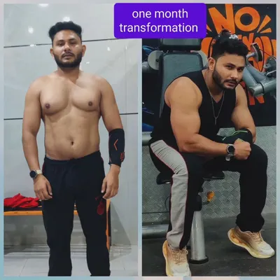Sirf ek mahine ka farak. Consistency aur hard work se hi aisi body transformation aati hai. Yeh client ab zyada confident aur energetic feel karta hai.