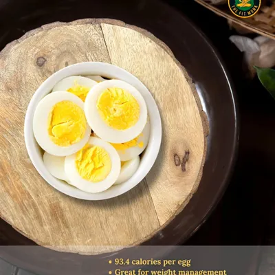 A simple hard-boiled egg is a nutritional powerhouse. At just 93.4 calories, it's great for weight management, boosts metabolism, and is rich in Vitamin D and B12.