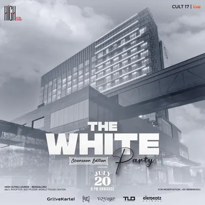 The official announcement for 'The White Party: Monsoon Edition'. We adapt our signature events to different seasons while maintaining the core concept of an all-white, luxury nightlife experience.