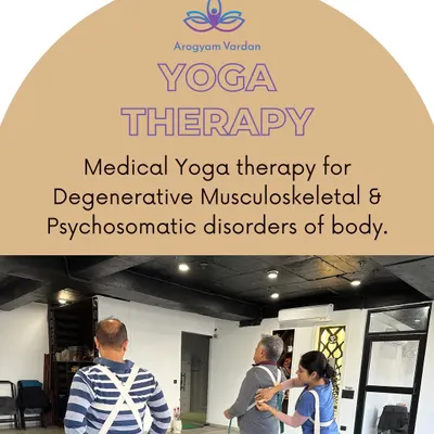 Our medical yoga therapy is designed for degenerative musculoskeletal disorders. Each posture is precise, targeting specific muscles and joints, and is guided by teachers trained in human anatomy and physiology for safe, effective relief.