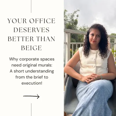 Your office deserves better than beige. I believe original murals are essential for corporate spaces, and this series explains my approach, from the initial brief to the final execution.