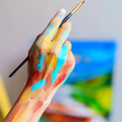 This is the essence of 'The Messy Hand'. I love the feeling of paint on my hands, a reminder that every piece is truly handmade, personal, and created with passion.
