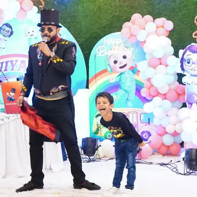The best magic is the kind that makes you laugh. This young man's reaction is why I love being a kid's specialist magician. It's all about creating pure, unscripted moments of happiness.