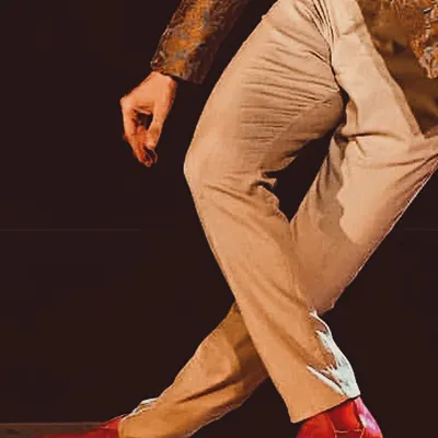 A captured moment on stage at the NCPA in Mumbai. The red shoes, the lights, the energy of a live performance. This is what it's all about.