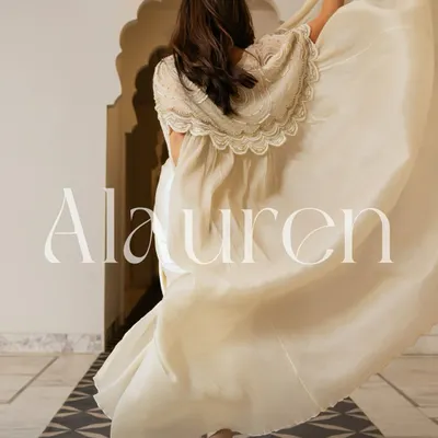 An artistic shot of actress Chitrangda Singh in the Alauren Set, capturing a moment of graceful movement.